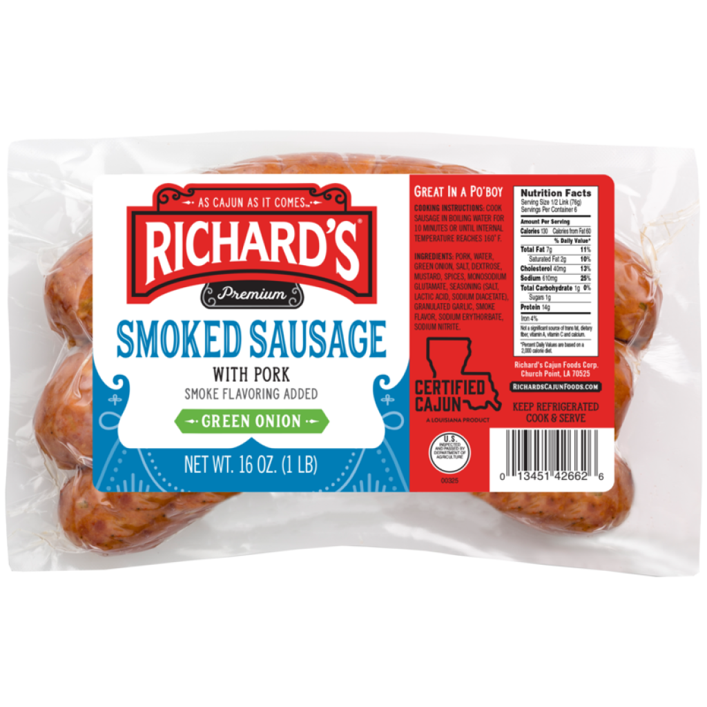 Richard's Green Onion Pork Sausage