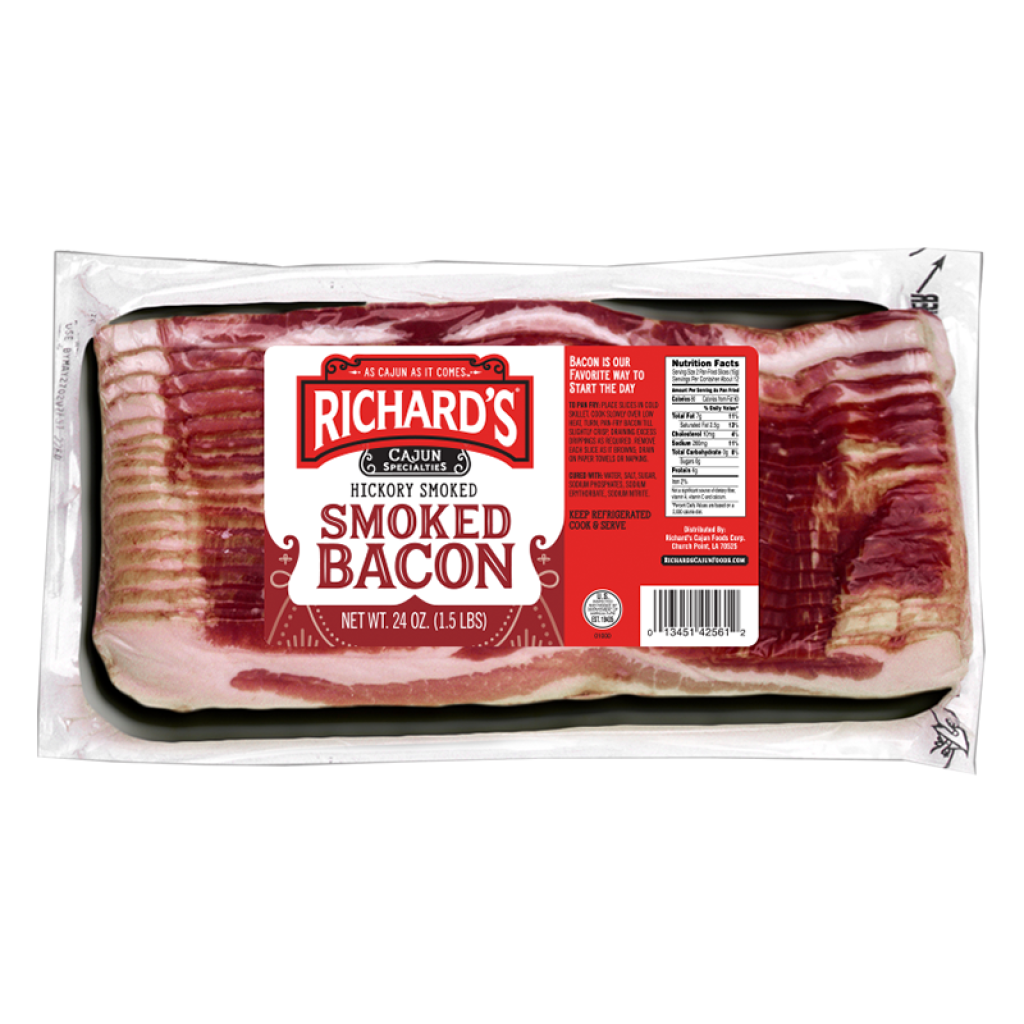 Richard's Cajun Country Hickory Smoked Bacon