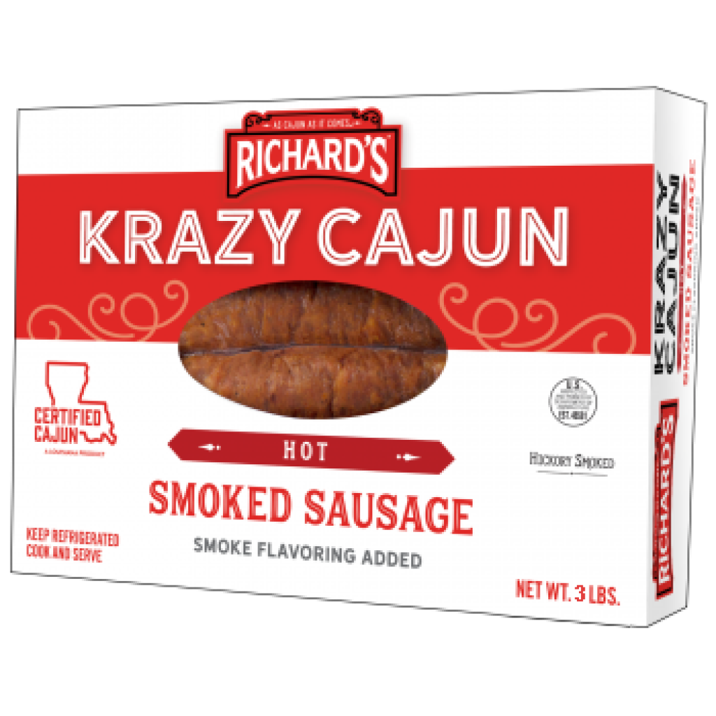Krazy Cajun Hot Smoked Sausage