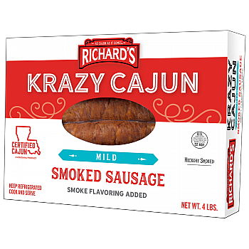 Richard's Mild Smoked Sausage 4 lb