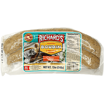 Richard's Premium Pork Boudin 12 Oz