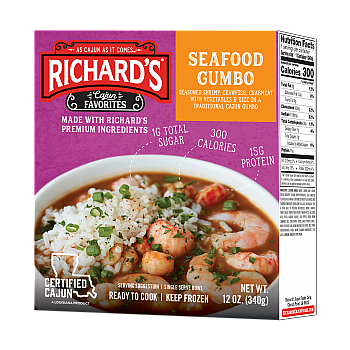 Richards Seafood Gumbo (single serving)