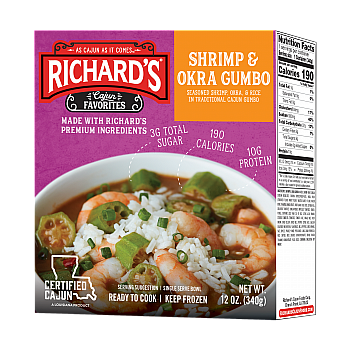 Richards Shrimp & Okra Gumbo (single serving)