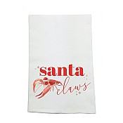 Santa Claws Crawfish Kitchen Towel