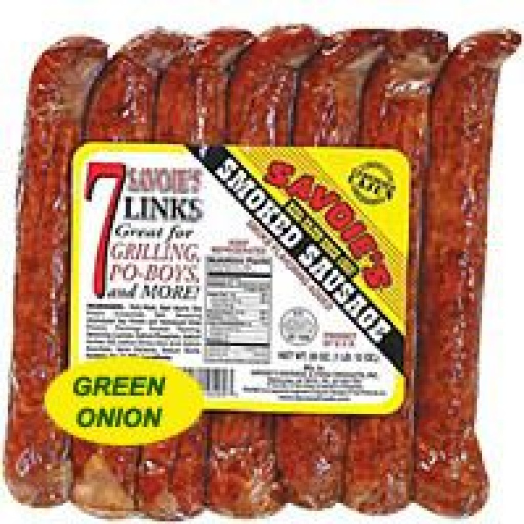 Savoie's 7 Links Smoked Mixed Green Onion