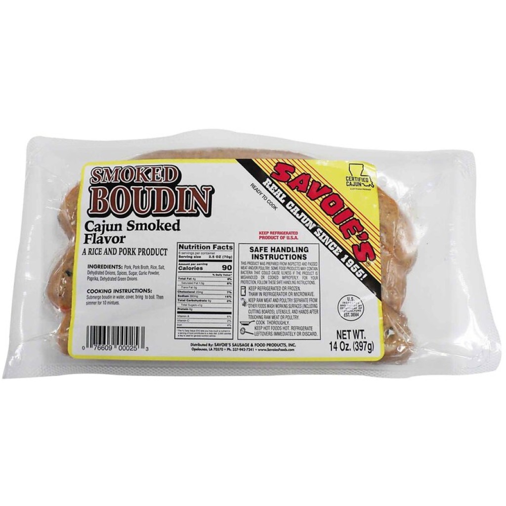 Savoie's Smoked Boudin
