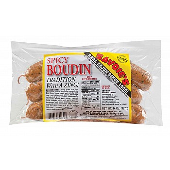 Savoie's Spicy Boudin 14 oz - 3 Pack