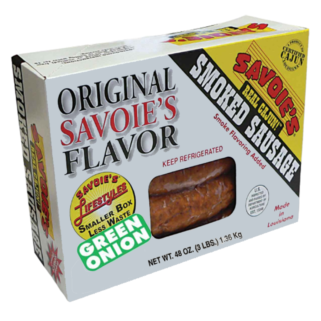 Savoie's Smoked Mixed Green Onion Sausage