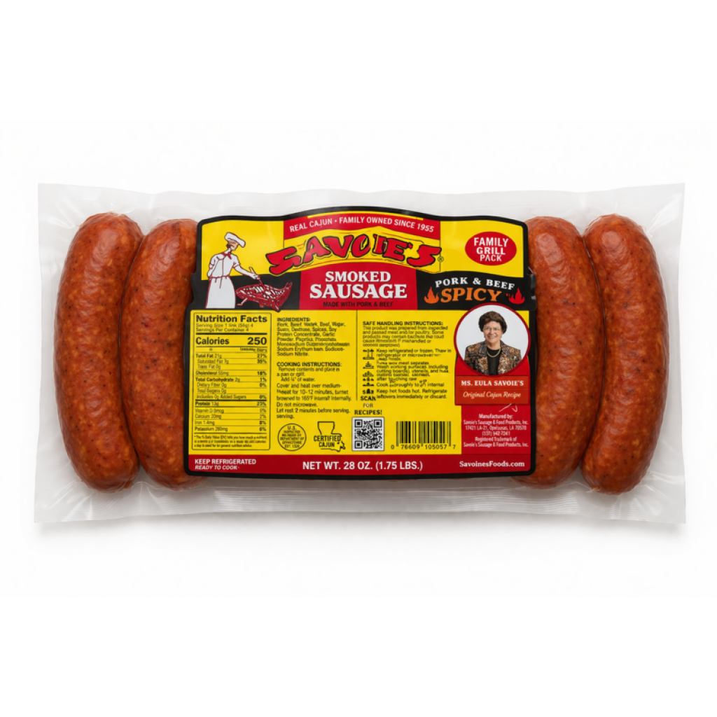 Savoie's Party Links Smoked Mixed Hot Sausage