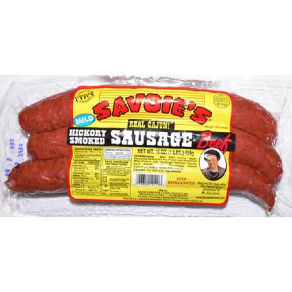 Savoie's Beef Smoked Sausage - Mild
