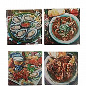 Seafood Coasters (Set of 4)