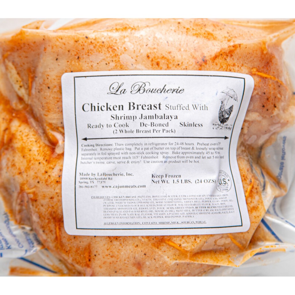 La Boucherie Stuffed Chicken Breast with Shrimp Jambalaya