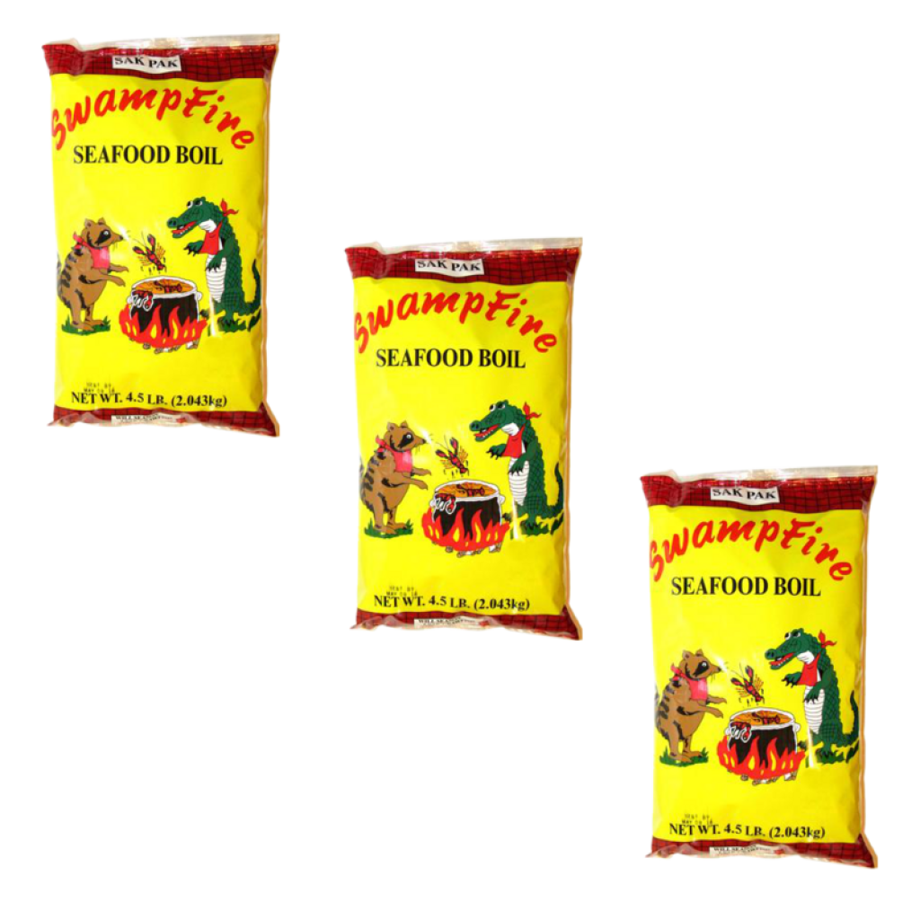 Swamp Fire Seafood Boil 4.5 lb - Pack of 3