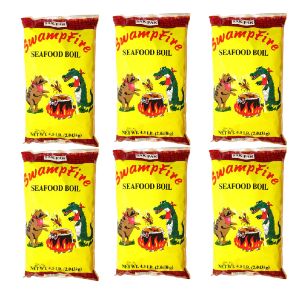 Swamp Fire Seafood Boil 4.5 lb - Pack of 6
