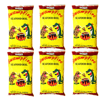 Swamp Fire Seafood Boil 4.5 lb - Pack of 6