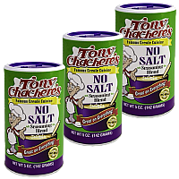 Tony Chachere's No Salt Creole Seasoning 5 oz - Pack of 3