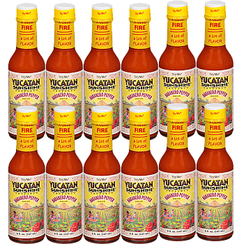 TryMe Yucatan Sunshine Habanero Sauce 5 oz Pack of 12