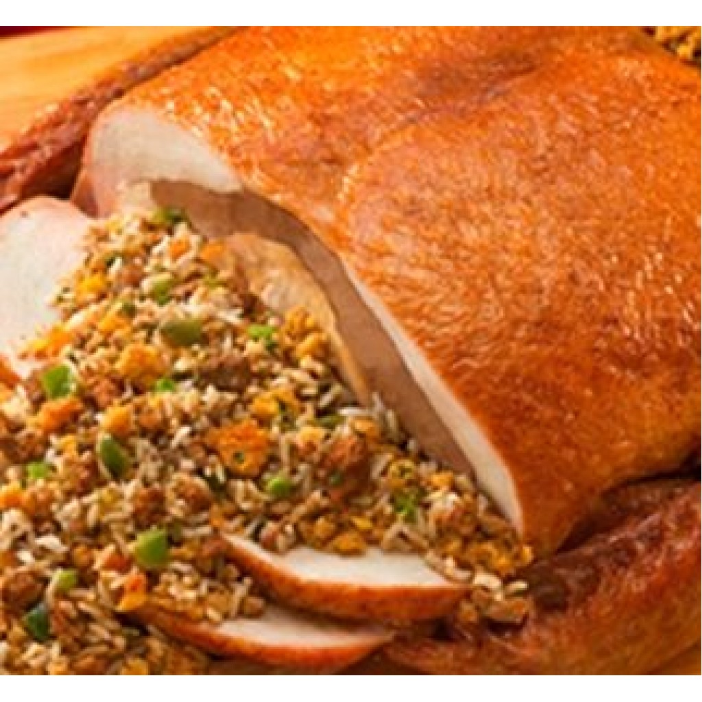 Premium Turducken with Creole Pork Sausage