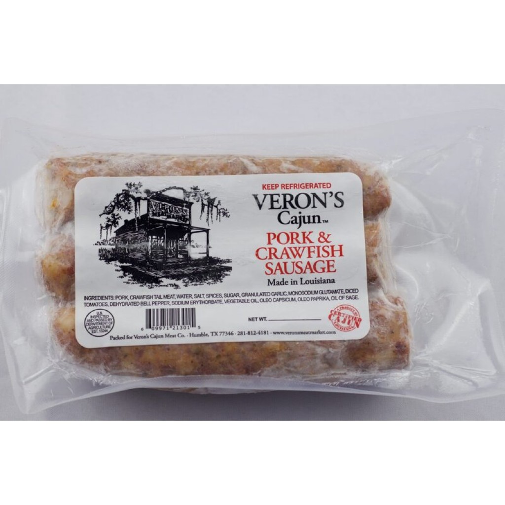 Veron's Pork & Crawfish Sausage