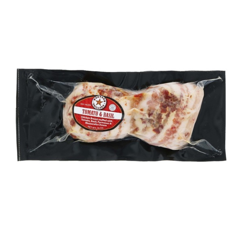 Oven Grillers Chicken Breast with Cheese Tomato & Basil