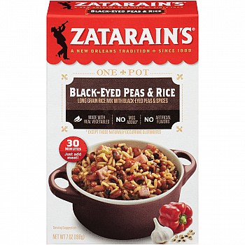 Zatarain's Black-Eyed Peas & Rice 7 oz