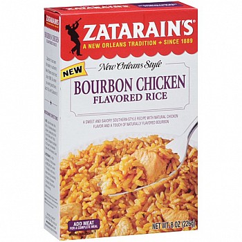 Zatarain's Bourbon Chicken Flavored Rice 8 oz