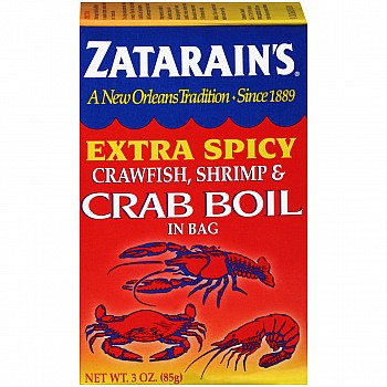 Zatarains Crab & Shrimp Boil - EXTRA SPICY 3 oz