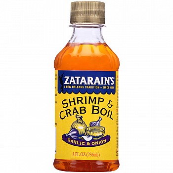 Zatarain's Liquid Crab Boil With Garlic & Onion 8 oz