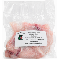 Gator World Alligator Tenderloin 1 lb – Louisiana Gator Meat