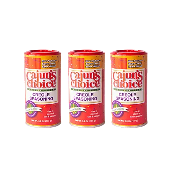 Cajun's Choice Creole Seasoning 3.8 Oz - Pack of 3