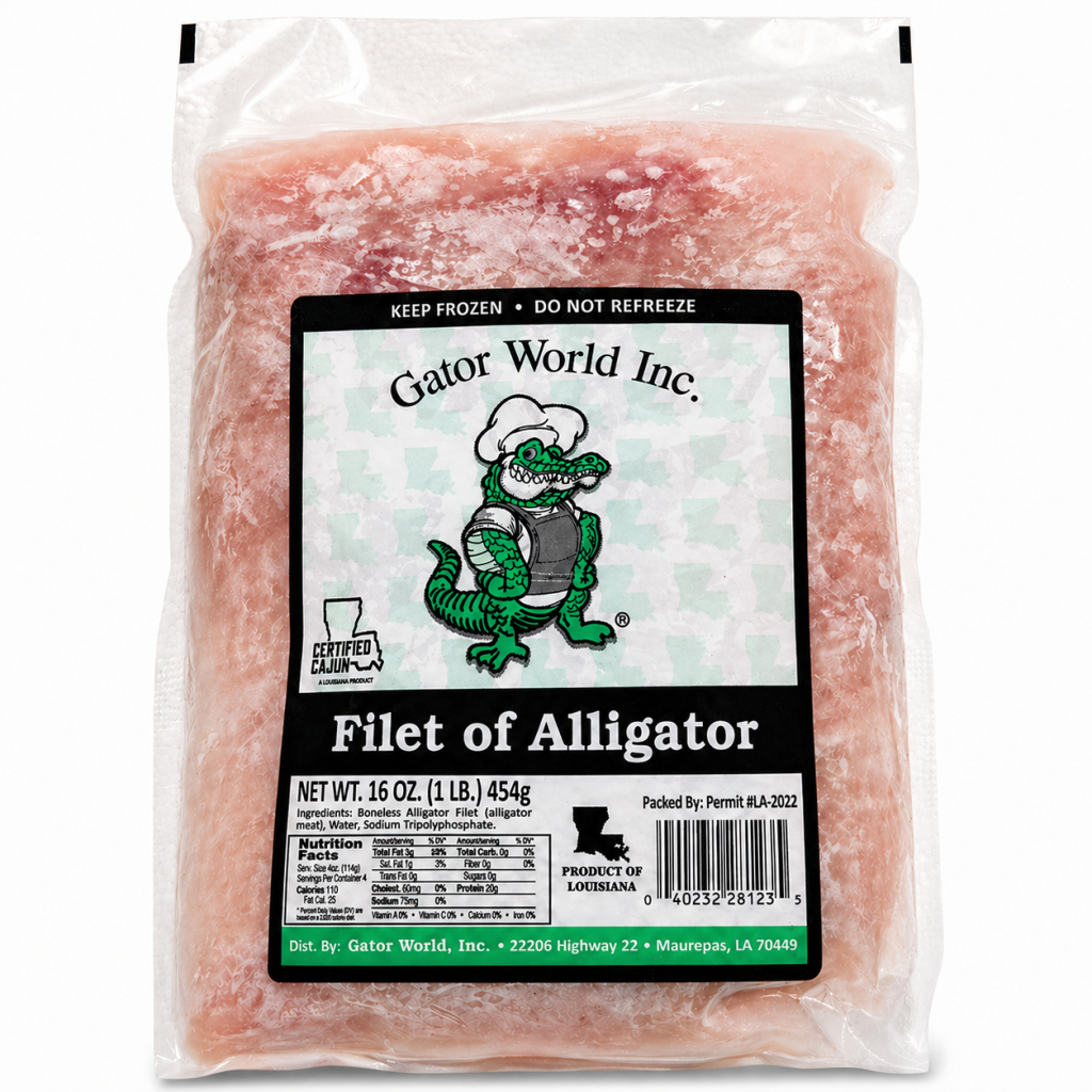Gator World Alligator Tenderized Fillets