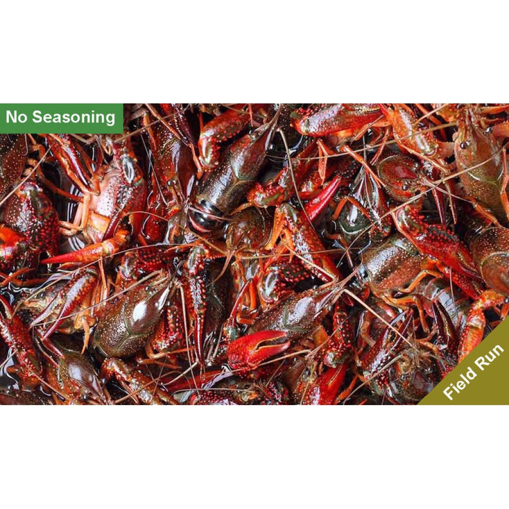 2 Sacks of Field Run Crawfish Shipped – 60 lbs Total