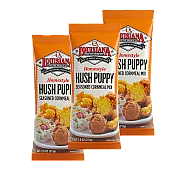 Louisiana Fish Fry Hush Puppy Seasoned Cornmeal Mix 7.5 oz - Pack of 3