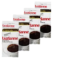 Luzianne Dark Roast C & C White Label 13 oz Pack of 4