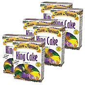 Mam Papauls Mardi Gras King Cake Mix Pack of 6