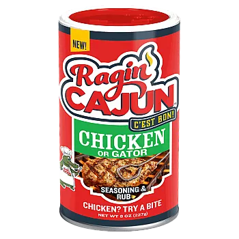 Ragin Cajun Chicken or Gator Cajun Seasoning 8 oz