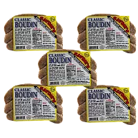 Savoie's Classic Pork Boudin 14 oz Pack of 5