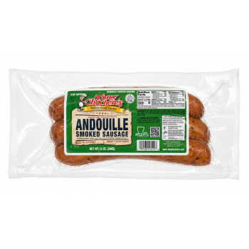Tony Chachere’s Andouille Smoked Sausage 12 oz Cajun pork sausage