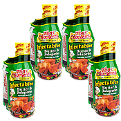 Tony Chachere's Butter & Jalapeno With Injector 17 oz - Pack of 4