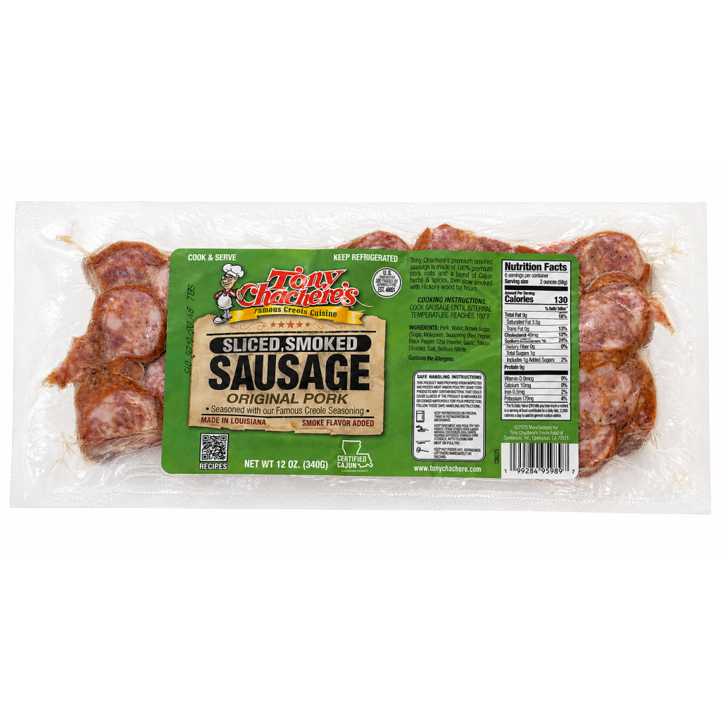 Tony Chachere’s Original Sliced Smoked Sausage