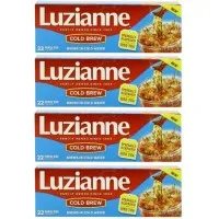 Luzianne Cold Brew Tea 22 count Family 4 Pack