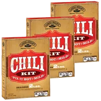 Carroll Shelby's Original Texas Chili 3.65 oz Pack of 3