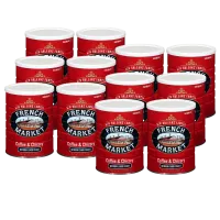 French Market Coffee & Chicory Creole Roast 12 oz Pack of 12