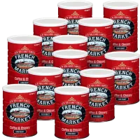 French Market Coffee & Chicory City Roast 12 oz Pack of 12