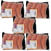 Poche's Fresh Beef & Pork Sausage 1 LB Pack of 5