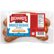 Richard's Jalapeno Cheese Pork Sausage 1 lb Richard's Jalapeno Cheese Pork Sausage 1 lb