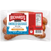 Richard's Jalapeno Cheese Pork Sausage 1 lb