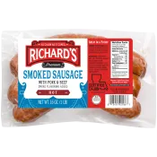 Richard's Pork & Beef Hot Sausage 1 lb Richard's Pork & Beef Hot Sausage 1 lb