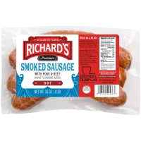 Richard's Pork & Beef Hot Sausage 1 lb