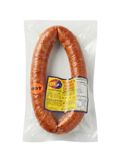 MaBell's Hot Smoked Sausage —